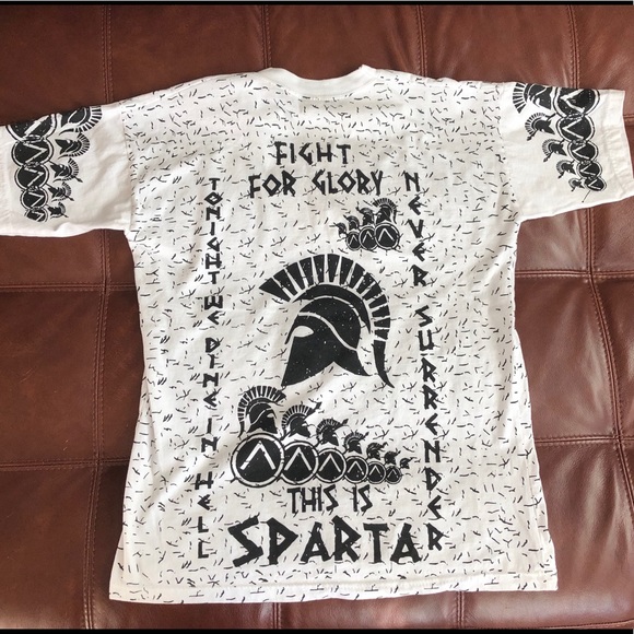 90’s Sparta Museum All Over Print Rare - Picture 2 of 3